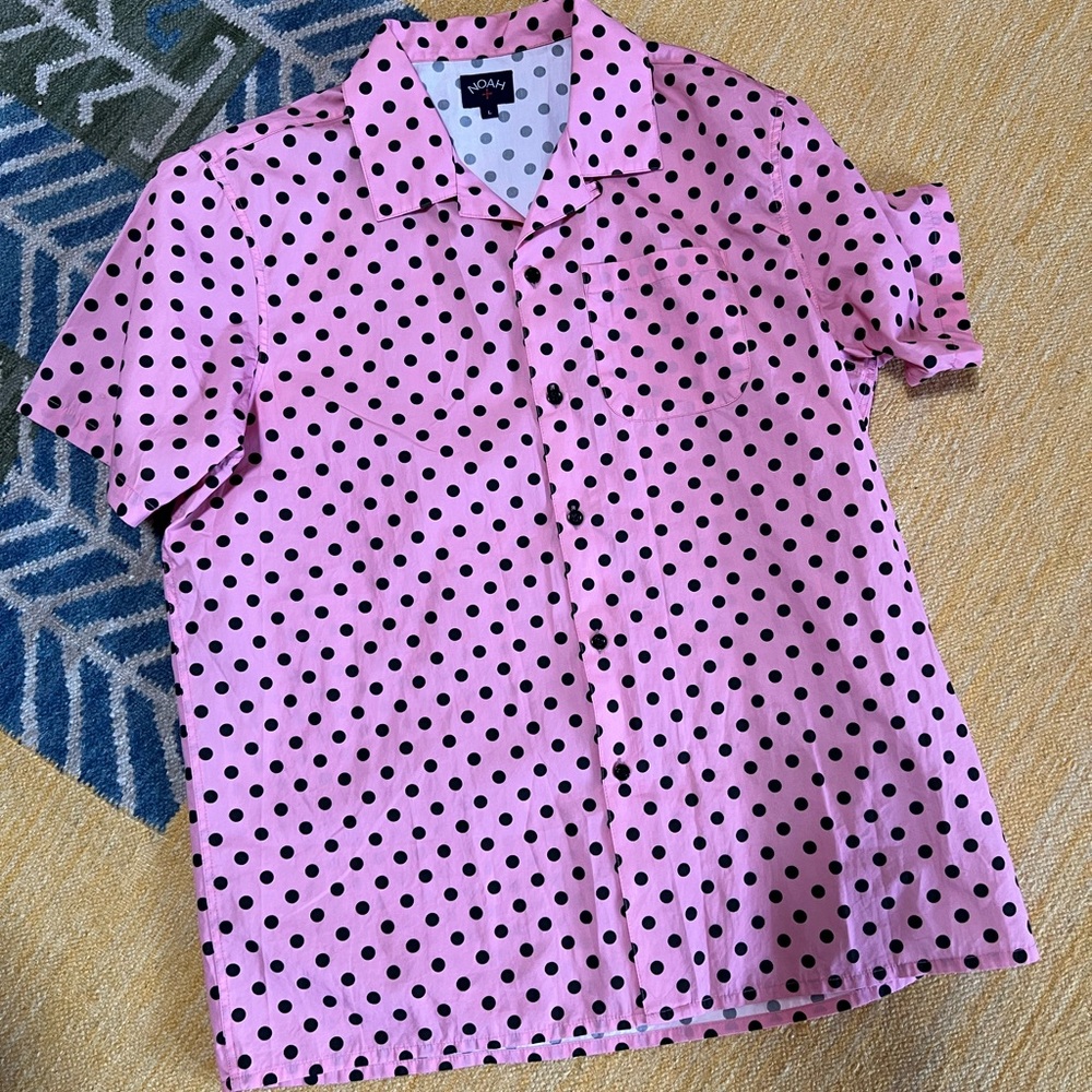 Noah Polka Dot Cuban Shirt